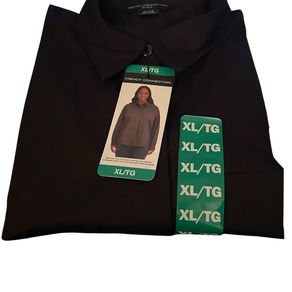 French Connection Women’s Black Shirt New